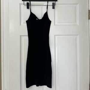Aya Muse black mini dress 
Spaghetti straps
Brand new with tags